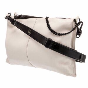 All Saints White and Black Crossbody Bag